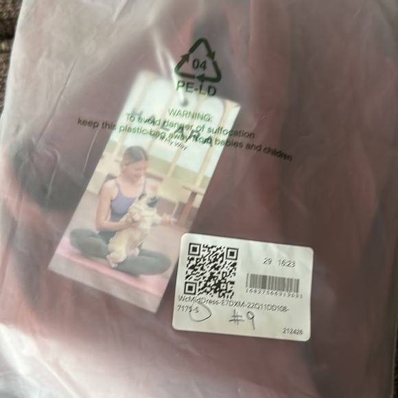 Halara Backless Cut Out Twisted Side Pocket Split Midi Casual Dress Size Small - Picture 11 of 12